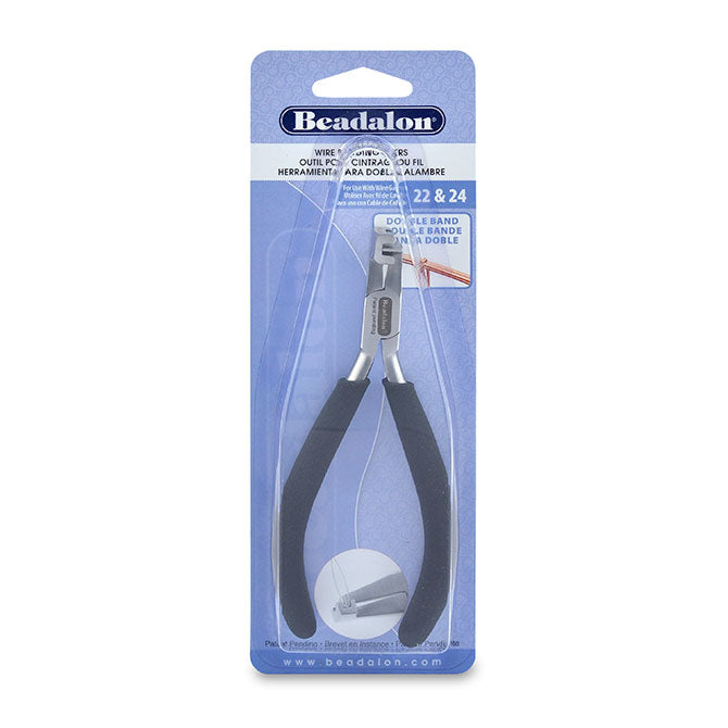 Wire Banding Pliers, Double Band, 2 X 22 & 2 X 24 gauge, Stainless Steel Construction