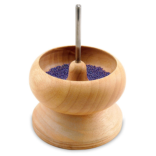 Spin-N-Bead, Size #14,.6 cm / 5.75 in, height x 10.85 cm / 4.25 in, width, 1 Curved Big Eye Needle