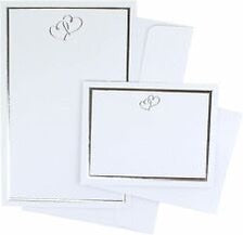 Wilton - Invitation Kit - Print your own - Silver Sweethearts