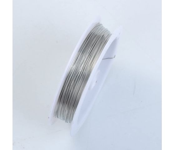 Doodles - Jewelry Making Colored Wire - 0.3mm - 28 Gauge - Silver