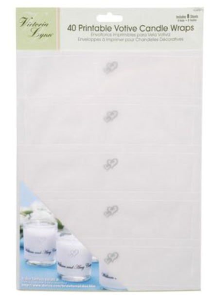 Wilton - Print your own - Candle Wraps - 40pc