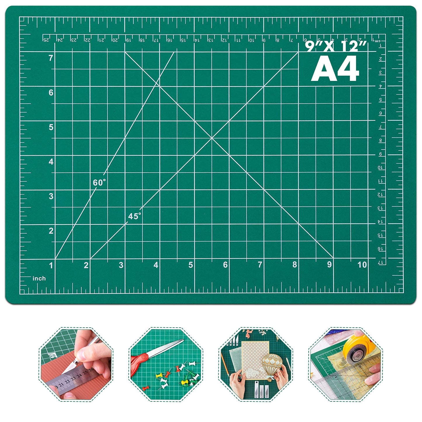 Doodles Cafe - Self Healing Cutting Mat - A4