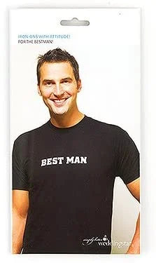Weddingstar - Apparel Iron On Transfer - Best Man