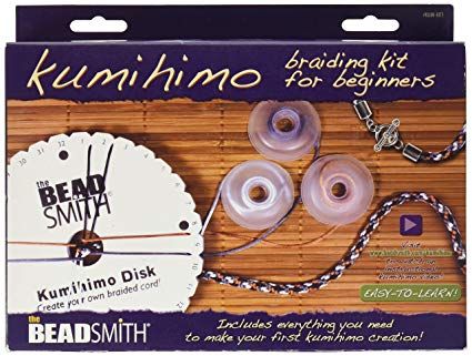 Beadsmith - Kumihimo Starter Kit - Braiding Kit for Beginners