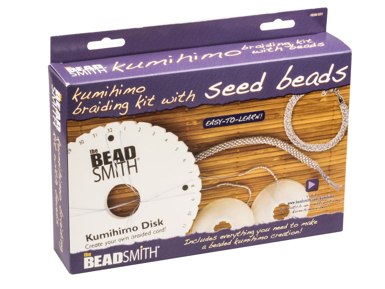 Beadsmith - Kumihimo Braiding Kit - For Seed Bead Designs