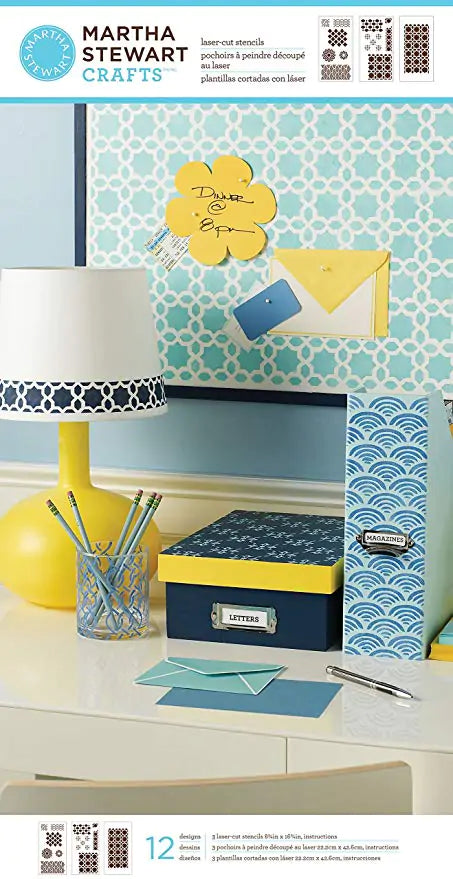 Martha Stewart Crafts - Laser-Cut Stencils - Geometric Patterns