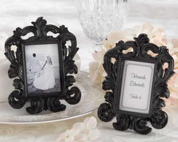 Kate Aspen - Black Baroque Elegant Photo Frame - 1 unit