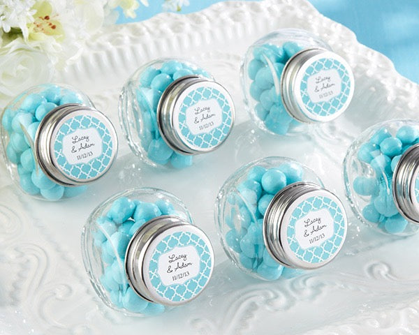 Kate Aspen - Mini - Glass Favor Jars - Set of 12