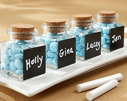 Kate Aspen - Square - Glass Favor Jars - Set of 12