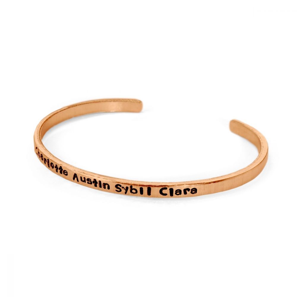 ImpressArt - Bracelet Blanks - 1/8" x 6"- Stamping Blanks - Copper - 24 Piece