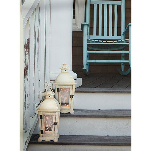 Darice - Deco Light Set With Battery Pack - 20 Clear Teeny Bulbs - White Cord