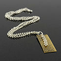 Chain, 2.3 mm / .091 in Small Cable, Gold Color, 2 m / 6.56 ft