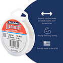 Elasticity Stretch Cord, 0.8 mm / .032 in, Clear, 500 m / 1640 ft