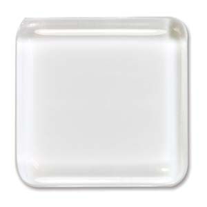 Beadsmith - GLASS PENDANT SQUARE SML 23MMX23MMX3MM 40/BX