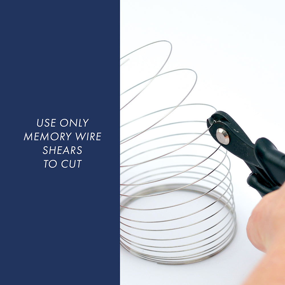 Memory Wire, Round, Large Bracelet, Silver Plated, 0.5 oz / 14 g, approx. 30 coils/pack