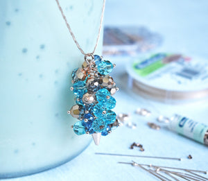 Instant Pendant, 6x7.5 mm Cone Screw-on Finials, 36.60 mm / 1.44 in, Length, Pin diameter 1.60 mm / 0.060 in, Rose Gold Color E-coat, 20 pc