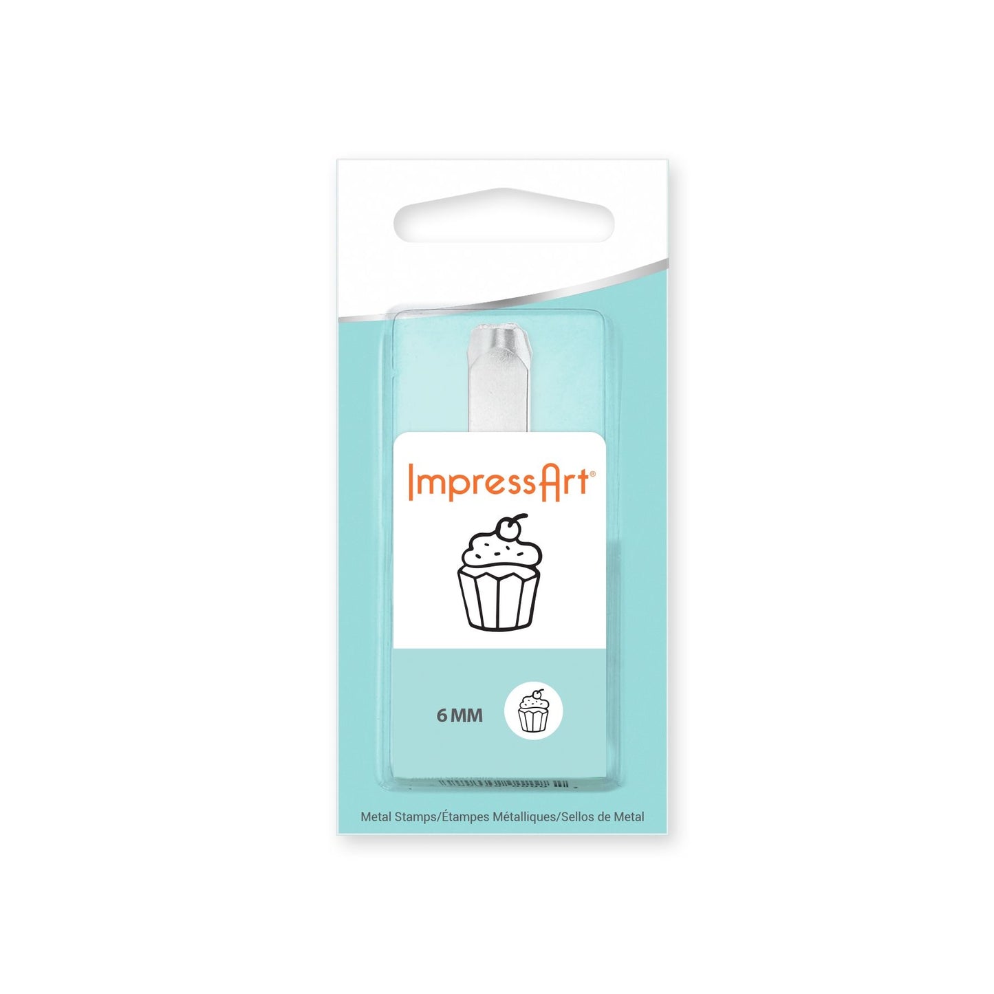 Cupcake Design Stamp, 6mm