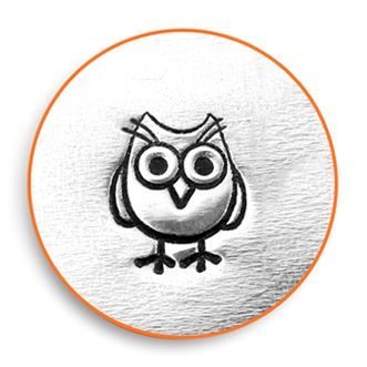 ImpressArt - Metal Stamp Pack - Design - Hootie Owl - 6mm