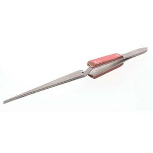 Beadsmith - Titanium - Tweezers - Self Locking - with Fiber Grips