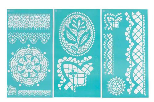 Martha Stewart Crafts - Cathedral Lace Laser-Cut Stencils - Cathedral Lace