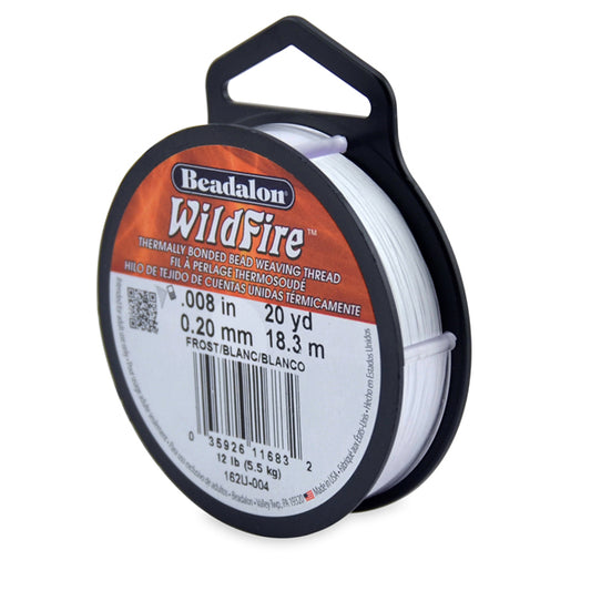 Wildfire, .008 in, 0.20 mm, Break Strength 12 lb / 5.5 kg, Frost, 20 yd / 18 m