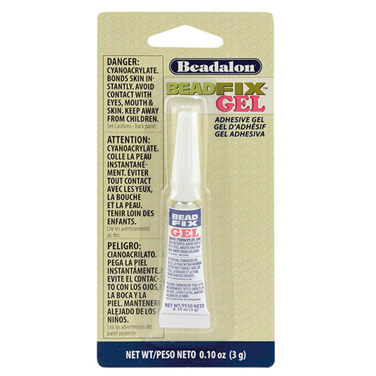 Beadfix Adhesive Gel 3 g / .11 oz [NO CANADA ORDERS/NO AIR SHIPPING]