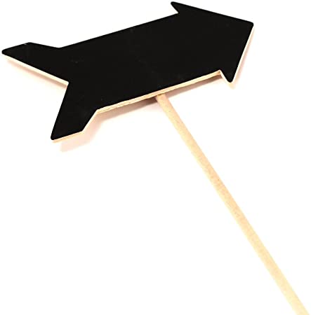 Weddingstar - Wooden Black Boards - Arrow Shape - 1pk