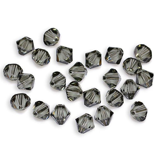 Beadsmith - 5020 4mm Crystal - Black Diamond -144/BG