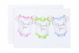 Wilton - Thank You Cards - Baby Onesies - 20 Piece