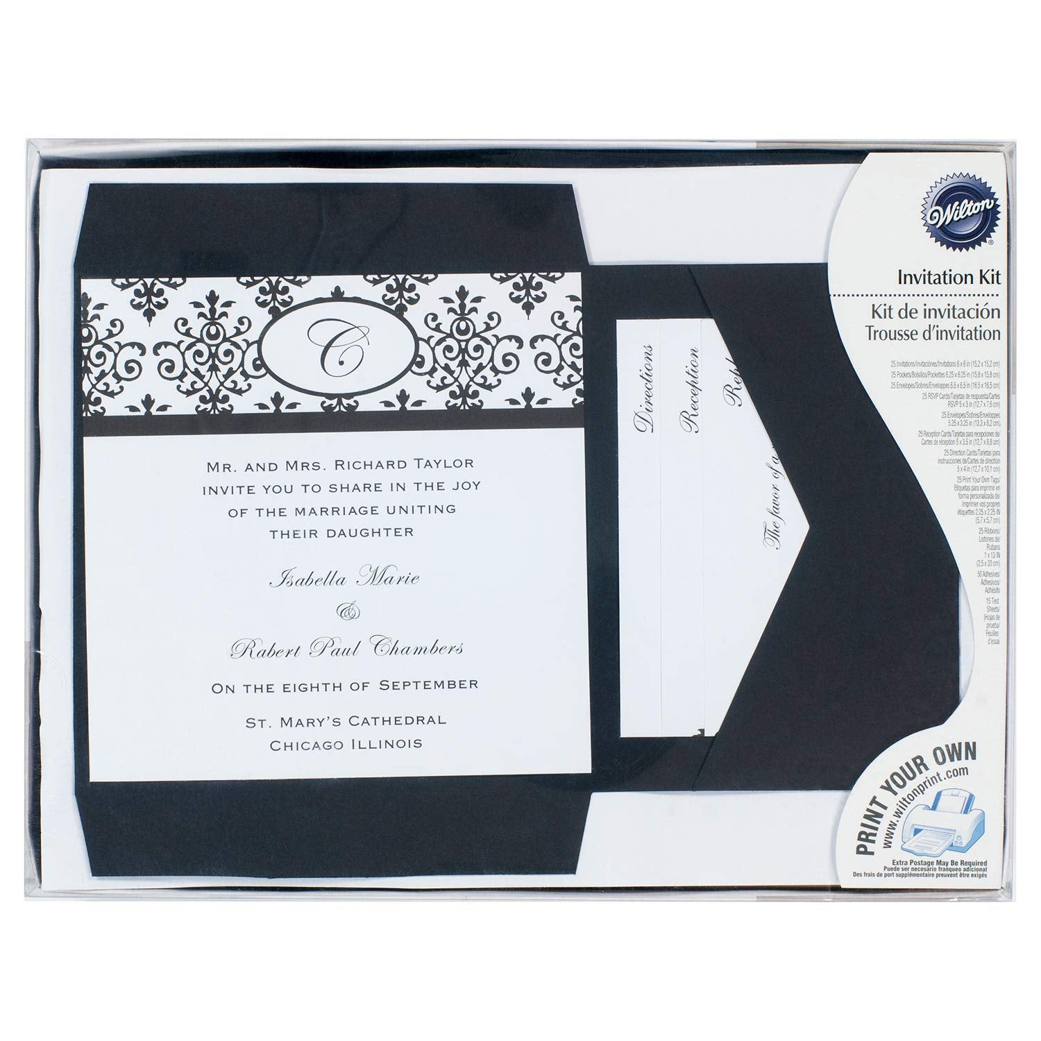 Wilton Pocket Invitation Kit Do It Yourself Wedding Invitations: