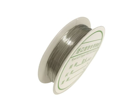 Doodles - Jewelry Making Colored Wire - 0.4mm - 26 Gauge - Silver