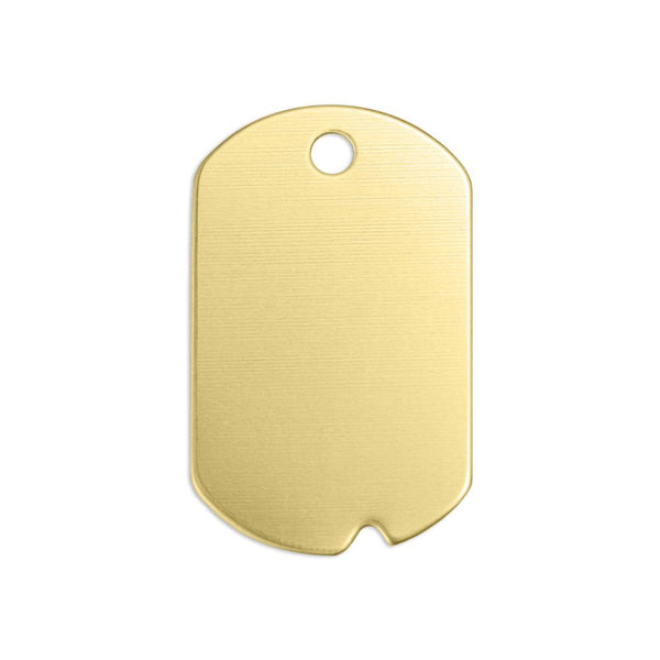 Dog Tag, Military, 1 1/4- Premium Stamping Blanks