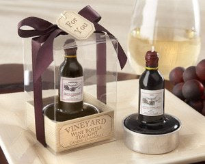 Kate Aspen - Vineyard Wine Bottle - Tea Light Holder - 1 pc