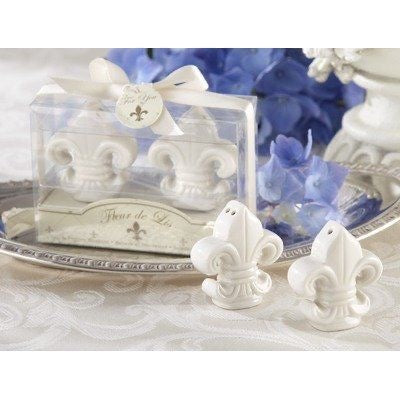 Kate Aspen - Fleur de Lis - Salt & Pepper Shakers