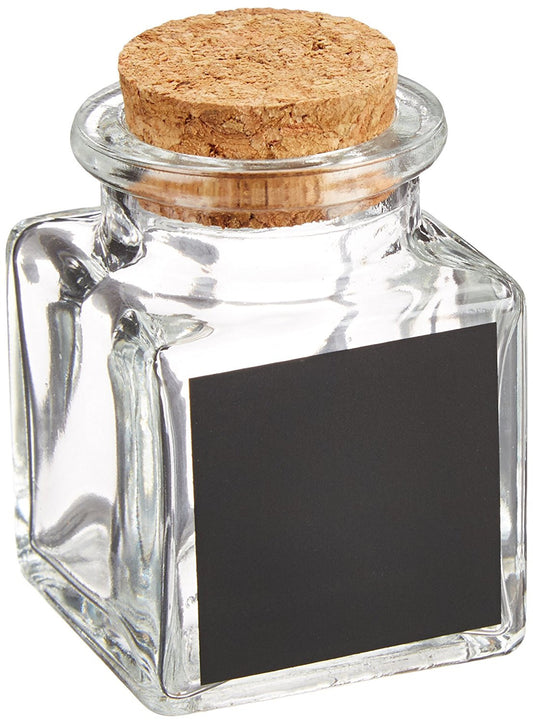 Kate Aspen - Square - Glass Favor Jars - Set of 12