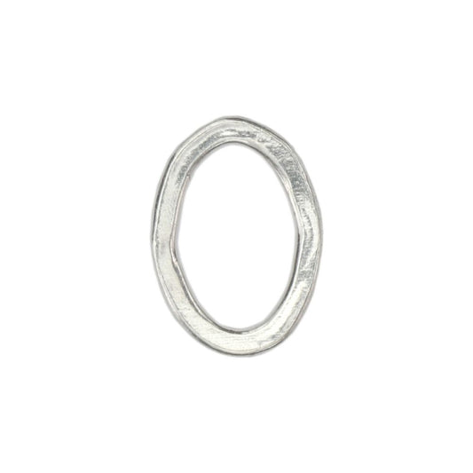 Oval Organic Pewter Washer Large