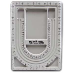 Beadsmith - Bead Board - 3 U Channel - 8.5"X12" Flocked