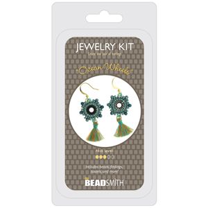 Beadsmith - Bead Kit - Earrings - Ocean Wheels