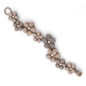 Beadsmith - Right Angle Weave - Flower Bracelet