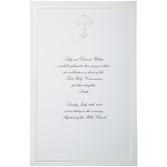 Wilton - Invitation Kit - Print your own - Faith - Set of 12