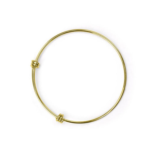 Gold Plated Expandable Bangle, 1 pc