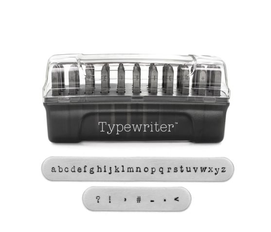 Metal Stamp Alphabet Set. Melody Uppercase or Lowercase set. Impressart Alphabet Stamp Set online - 3mm metal stamps