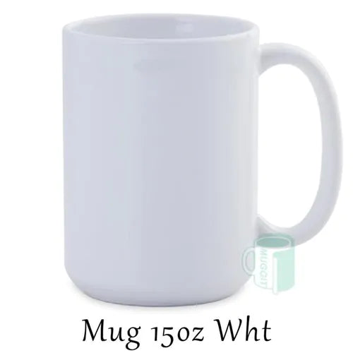 Sublimation or Laser Transfer - Jumbo Mug - 15oz - White